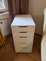 IKEA fiókos kisszekrény fehér irodai iratrendező kis komód