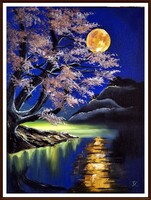 Czinóber - Lidérces Árnyak ( 30 x 40, olaj )