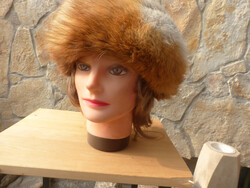 Róka szőrme kucsma