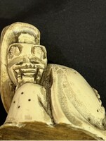 Művészi csontfaragás netsuke figura