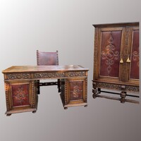 Antik hatású dolgozószoba