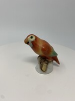 Herendi porcelán papagáj madár figura  (7.5cm) RZ
