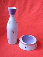 Ritka Royal Dux art deco váza és hamuzó / hamutál, Jaroslav Jezek alkotása