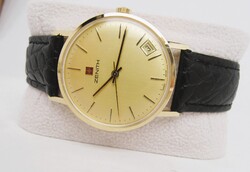 GYÖNYÖRŰ ,ZENITH   18K ARANY NAPTÁRAS  KARÓRA ,1980