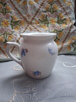 Drasche porcelán csupor, köcsög (áfonyás) 1.