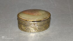 Onix tetejű gyógyszeres szelence dobozka