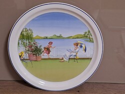 Villeroy&Boch porcelán falitányér, falidísz