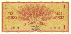 Finnország 1 Mark 1963 UNC