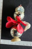 TÜNDÉR RETRÓ ÜVEG ZSENILIA GABLONC KARÁCSONY DÍSZ KARÁCSONYFADÍSZ FENYŐFADÍSZ NOSZTALGIA