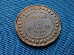 TUNÉZIA 10 Centimes 1904