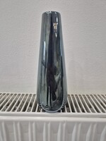 Zsolnay ritka kék eozin modern váza