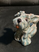 Aranyos kis kutya kerámia