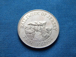 Jersey 10 pence 1987