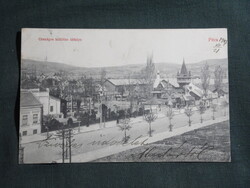 Képeslap,Pécs,Országos kiállítás látkép,részlet,Fürst Lipót kiadás,Pécs,1907-