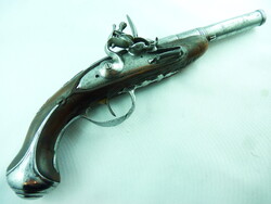 NAGYON SZÉP, ELÖLTÖLTŐS, KOVÁS, BAROKK PISZTOLY, CA. 1780!!!