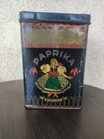 Régi ritka paprikás doboz