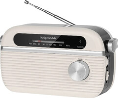 Kruger &amp; Matz KM0826 Bluetooth Rádió, bézs analóg.
