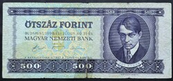 500 Forint 1990, VG.
