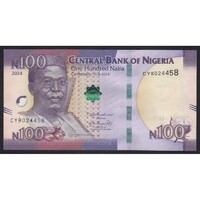 Nigéria,100 naira 2024 - Nigéria 100 éves fennállása UNC