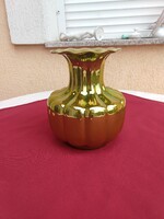 Zsolnay eozin nagy váza, kaspó,,20x16 cm,,Hibátlan,Leárazva!