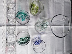 Pohár készlet kancsóval ( 4 db + 1 db )