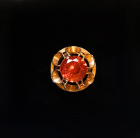 Eladó eredeti szovjet arany gyűrű – gyűjtői darab, ritka foglalattal