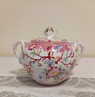 Sarreguemines Minton Large Sugar Bowl, Bonboniere