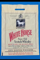 Retro White Horse Scotch Whisky reklámtáska
