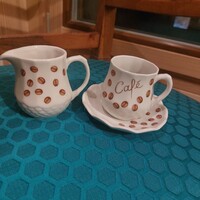 BÉKEBELI KŐPORCELÁN KÁVÉZÓ KÉSZLET 3 DB