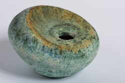 Simó Ágoston samott kerámia kavics váza