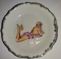 1950'S.JAPÁN porcelán GLAMOUR GIRL-PIN UP porcelán HAMUTARTÓ -EXTRÉM RITKA DARAB !