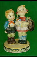 Yoko Boeki japán ,kézzel festett porcelán gyerekek 1950