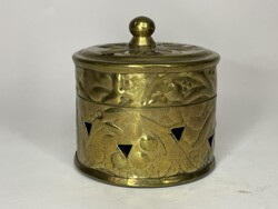 Vésett réz gyógyszeres doboz