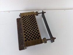 Antik patika gyógyszertár kúp készítő nagyon nehéz öntött réz gyógyszer szerszám 533 5910