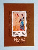 (Z) 1981. Festmény XIX. blokk** - Pablo Picasso - (Kat.: 500.-)