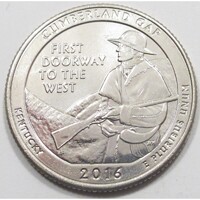 USA,quarter dollar 2016 D - Cumberland Gap aUNC+ réz