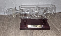 Üveg hajó modell Üvegbe