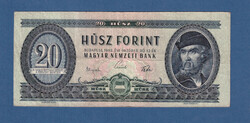 20 Forint 1962  Harmadik Kádár címeres huszas VF RITKA