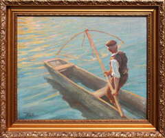 Hódi Géza: Öreg halász