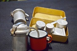 Sport Presso régi túra kiránduló kemping kávéfőző készlet módosított Fémfeldolgozó V. Szeged