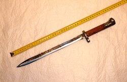 Régi bajonett. Gyűjteményből. Kés, bicska, tőr, borotva.