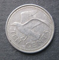 Barbados 10 cent 1989 (T70)