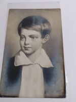 A gyermek Ferenc József császár 1844 körüli fotóképeslapon.  1031