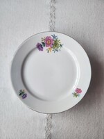 Alföldi porcelán süteményes tányérkészlet aranyszegéllyel (6 db)