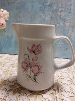 Alföldi szép tulipános porcelán kancsó, kanna