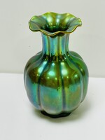 Zsolnay eozin gerezdes váza