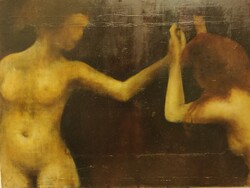 Végvári Gergely olaj festmény Vénusz és Magdolna