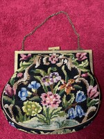 Gobelin táska, retikül, színázi, alkalmi táska