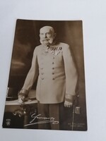 Eredeti udvari fotográfus fotó Ferenc Józsefről, sajátkezű aláírásával    1064.