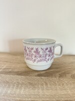 Zsolnay lila virágos bögre